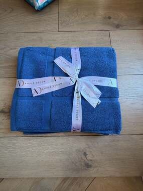 Ample Decor Morbido Bath Mat, 34 x 20 Inches, Blue